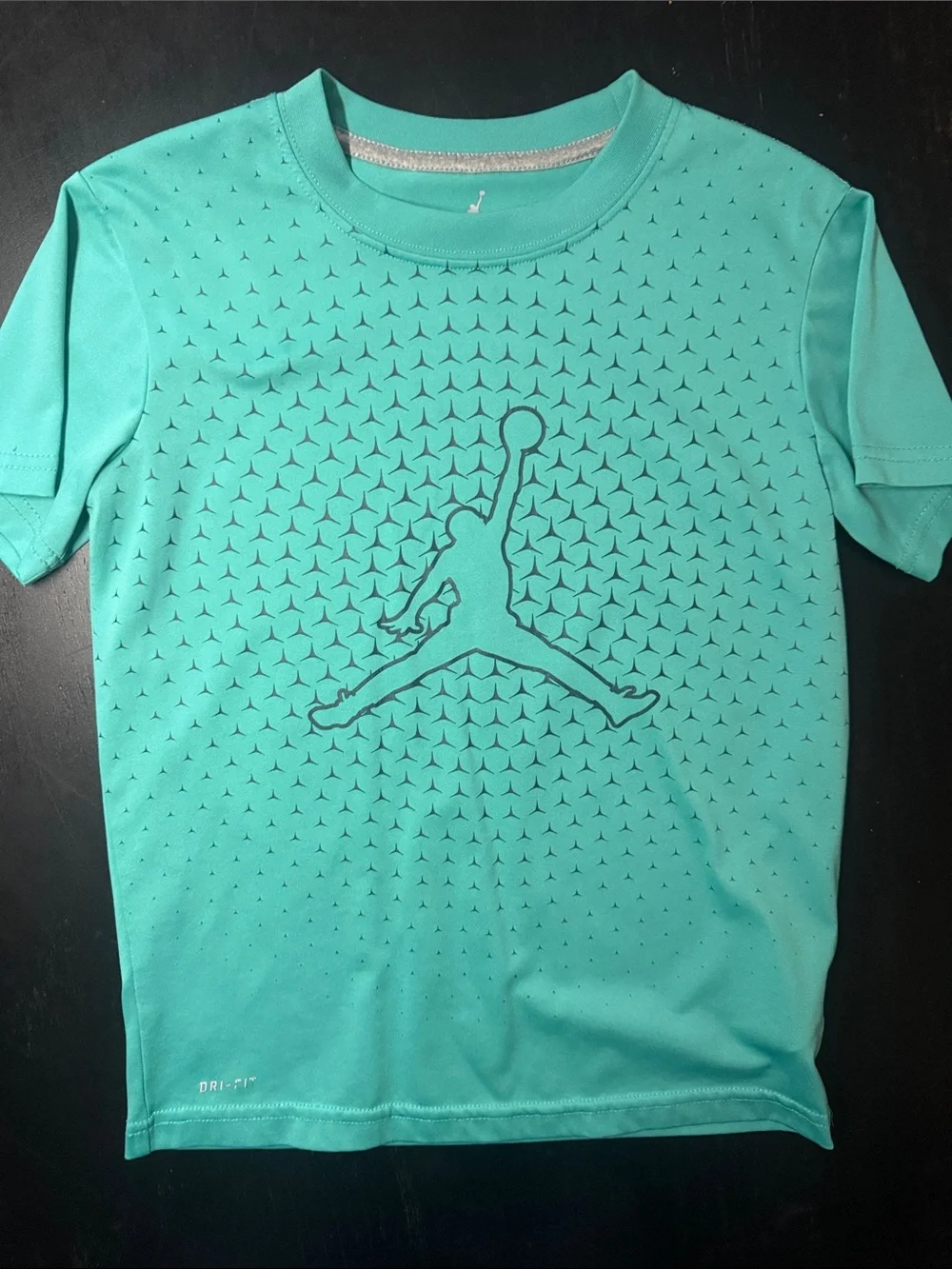 Nike Teal Jordan Jumpman Performance Tee - Picture 4 of 4